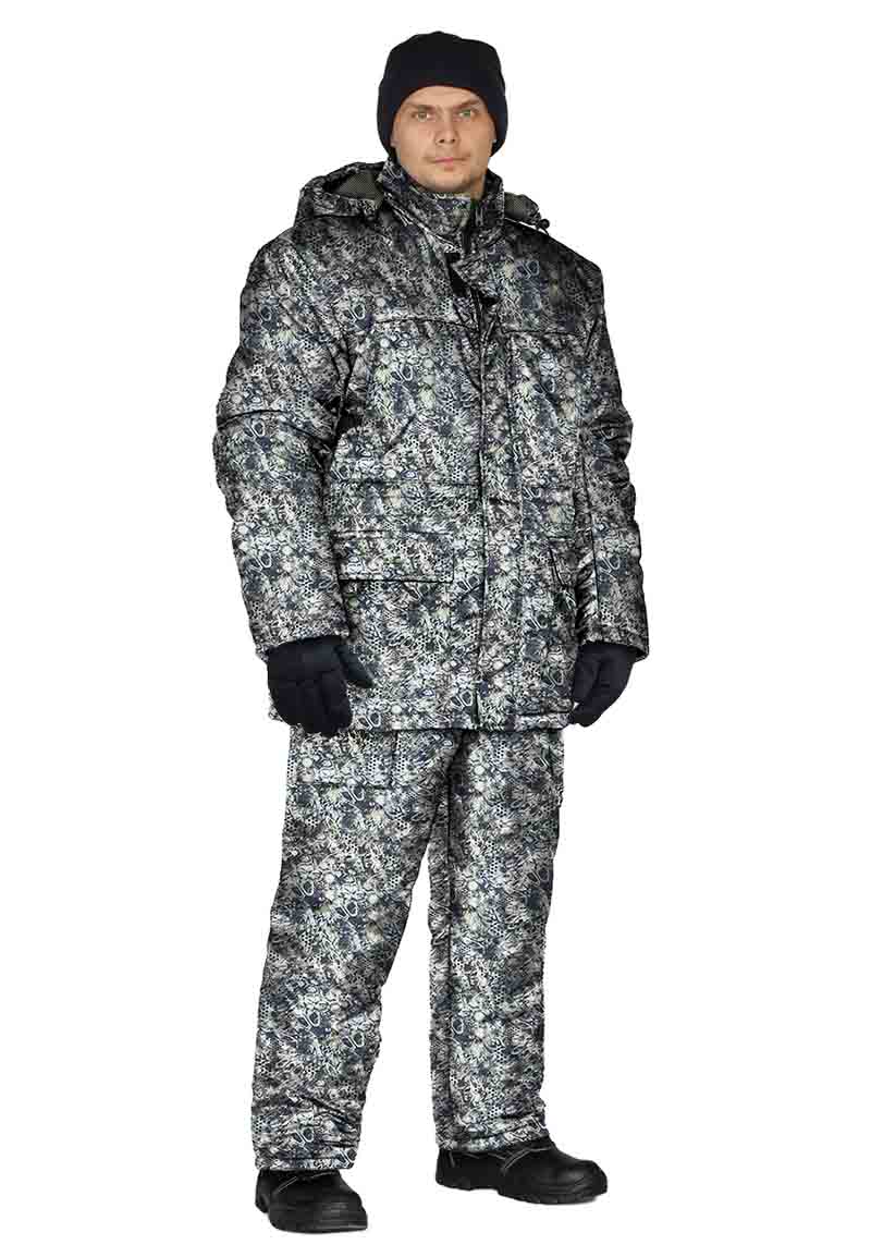 костюм зимний стим куртка полукомб цвет фото 51